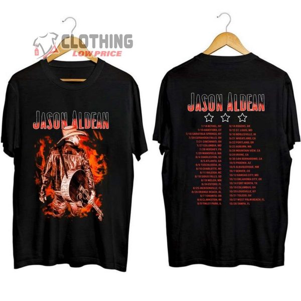 Jason Aldean Highway Desperado Tour 2023 Unisex T-Shirt, Jason Aldean Merch, Jason Aldean Country Music Shirt