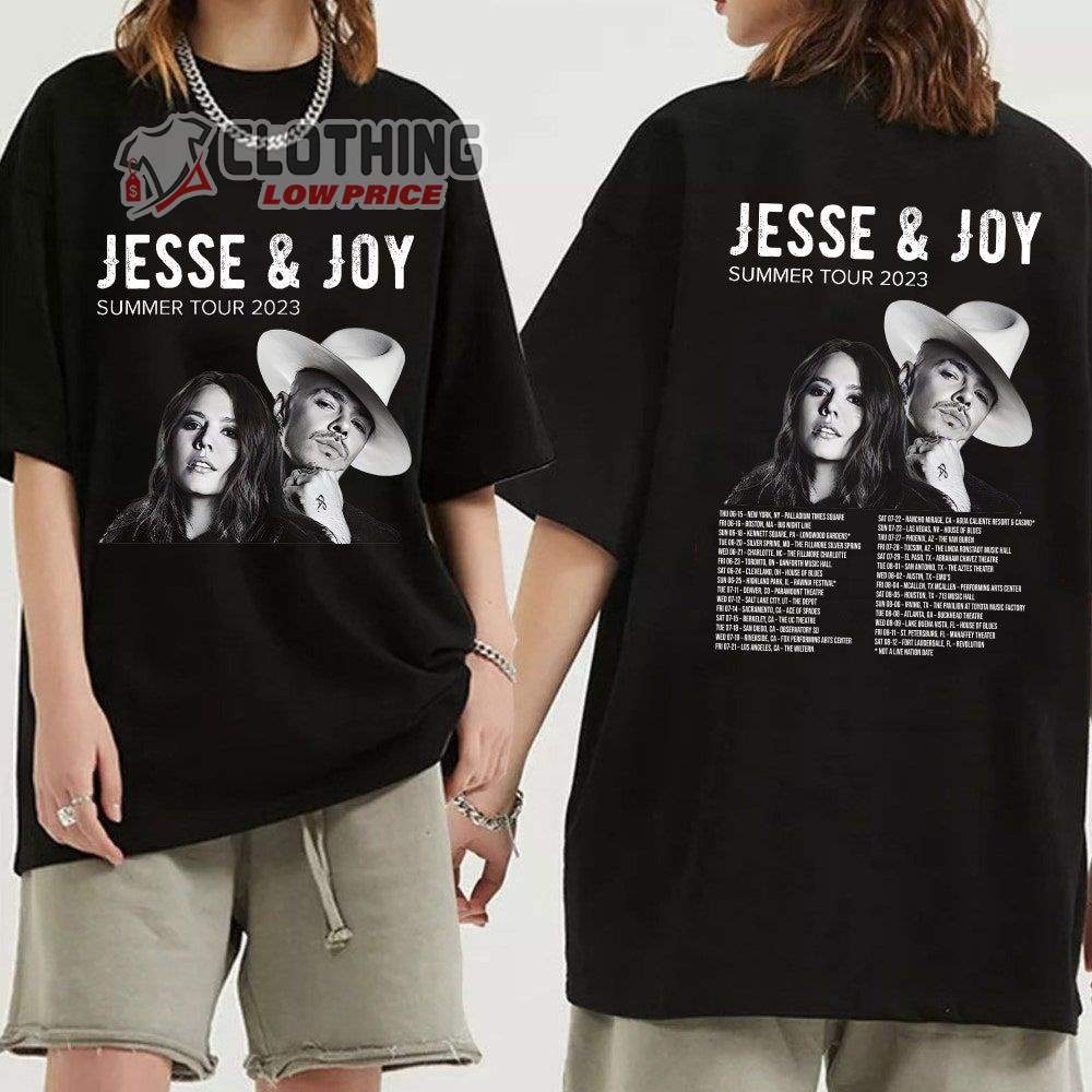 Jesse And Joy Band World Tour 2023 Setlist Merch, Jesse & Joy 2023 Summer Tour Shirt, Jesse And Joy Concert 2023 T-Shirt