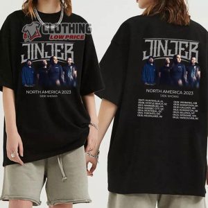Jinjer North America 2023 Tour Side Shows Merch Jinjer Side Shows Shirt Jinjer 2023 Concert Shirt Jinjer North America 2023 Tour T Shirt 1