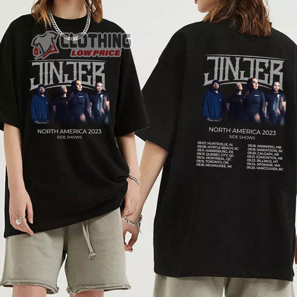 Jinjer North America 2023 Tour Side Shows Merch, Jinjer Side Shows Shirt, Jinjer 2023 Concert Shirt, Jinjer North America 2023 Tour T-Shirt