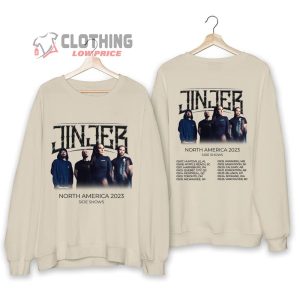 Jinjer North America 2023 Tour Side Shows Merch Jinjer Side Shows Shirt Jinjer 2023 Concert Shirt Jinjer North America 2023 Tour T Shirt 2