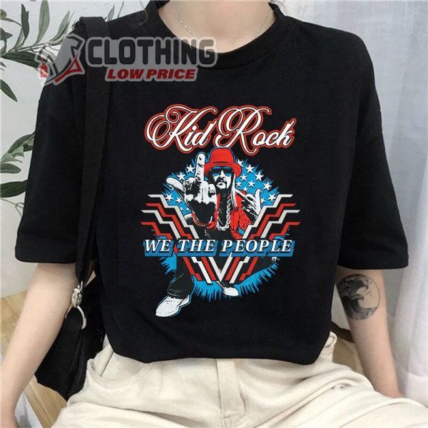 Kid Rock Tour 2023 T- Shirt, Kid Rock Vintage American Flag Kid T- Shirt, Kid Rock Concert Merch