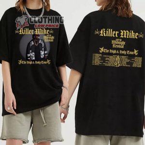 Killer Mike The High Holy Tour Dates 2023 Merch Killer Mike New Album Tour 2023 Shirt Killer Mike And The Midnight Revival T Shirt 2