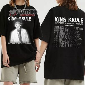 King Krule 2023 Space Heavy US Canada Tour Dates Merch King Krule 2023 Concert Shirt King Krule World Tour 2023 Tickets T Shirt 2