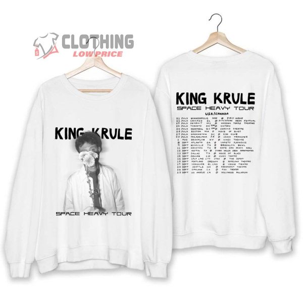 King Krule 2023 Space Heavy US Canada Tour Dates Merch, King Krule 2023 Concert Shirt, King Krule World Tour 2023 Tickets T-Shirt