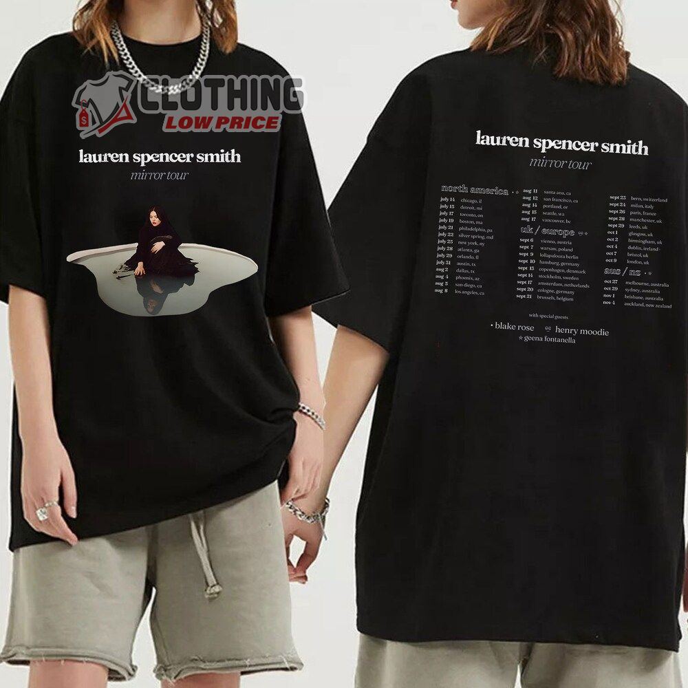 Lauren Spencer Smith World Tour 2023 Merch, The Mirror Tour 2023 Shirt, Lauren Spencer Smith 2023 Concert Mirror Tour T-Shirt