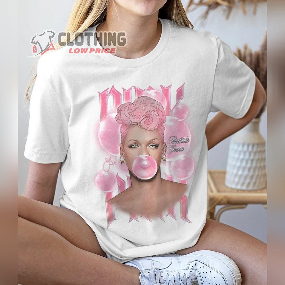 Limited Pink Summer Carnival Tour 2023 Shirt, P!nk Bubblegum Sweatshirt, Trustfall Album Music Tour 2023 Shirt