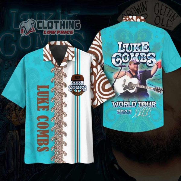 Luke Combs Music World Tour Europe Tour 2023 Tickets Hawaiian Shirt