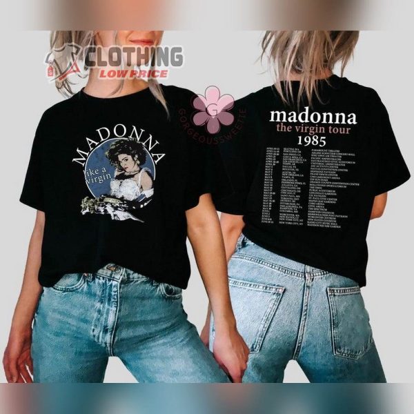 Madonna Queen Of Pop T-Shirt, Madonna Music Concert Tee