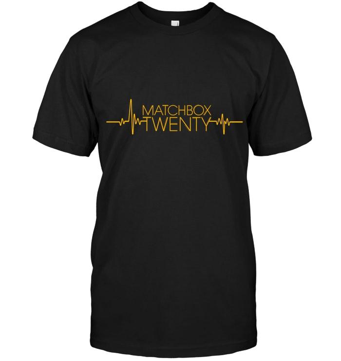 Matchbox Twenty Heartbeat Shirt, Matchbox Twenty Setlist 2023 T- Shirt, Matchbox 20 Bakersfield Merch
