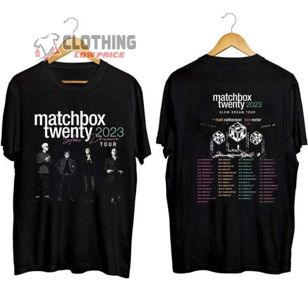 Matchbox Twenty Slow Dream Tour 2023 T-Shirt, Matchbox Twenty Band Merch
