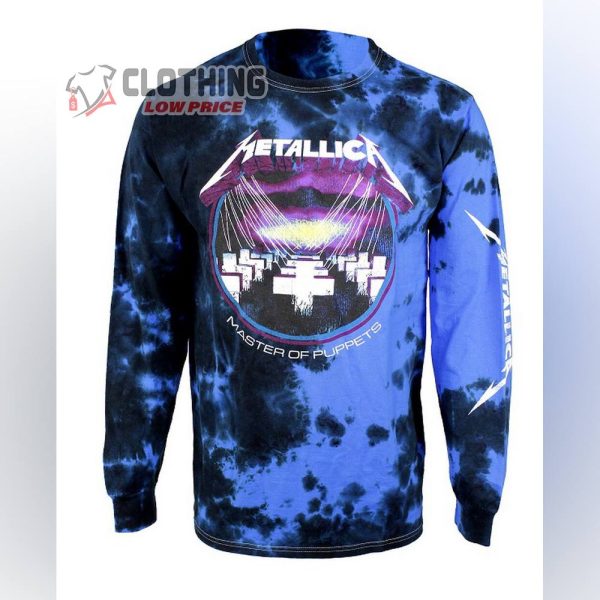 Metallica Album Master Of Puppets 3D All Over Prinded Long Sleeve Shirt