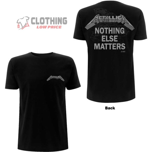Metallica Nothing Eles Matters Black Album 1991 T-Shirt