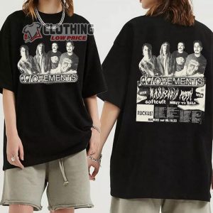Movements Ruckus Tour 2023 Unisex T Shirt Movements Band Shirt Movements 2023 Concert Shirt1