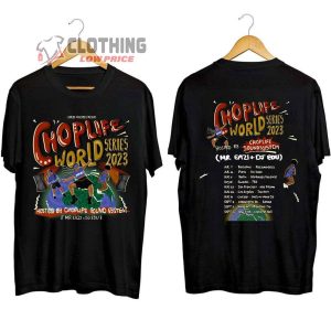 Mr Eazi And DJ Edu Choplife World Series 2023 Tour Dates Merch Choplife World Series 2023 Tour Shirt Mr Eazi 2023 Concert T Shirt 1
