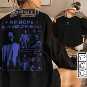 Nf Hope Rap Sweatshirt Nf Rapper Vintage Merch Nf Hope World Tour 2023 Tickets Tee2