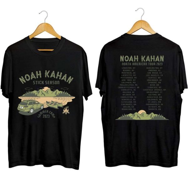 Noah Kahan North American Tour 2023 Merch, Noah Kahan Stick Season Summer Camp 2023 Tickets T-Shirt