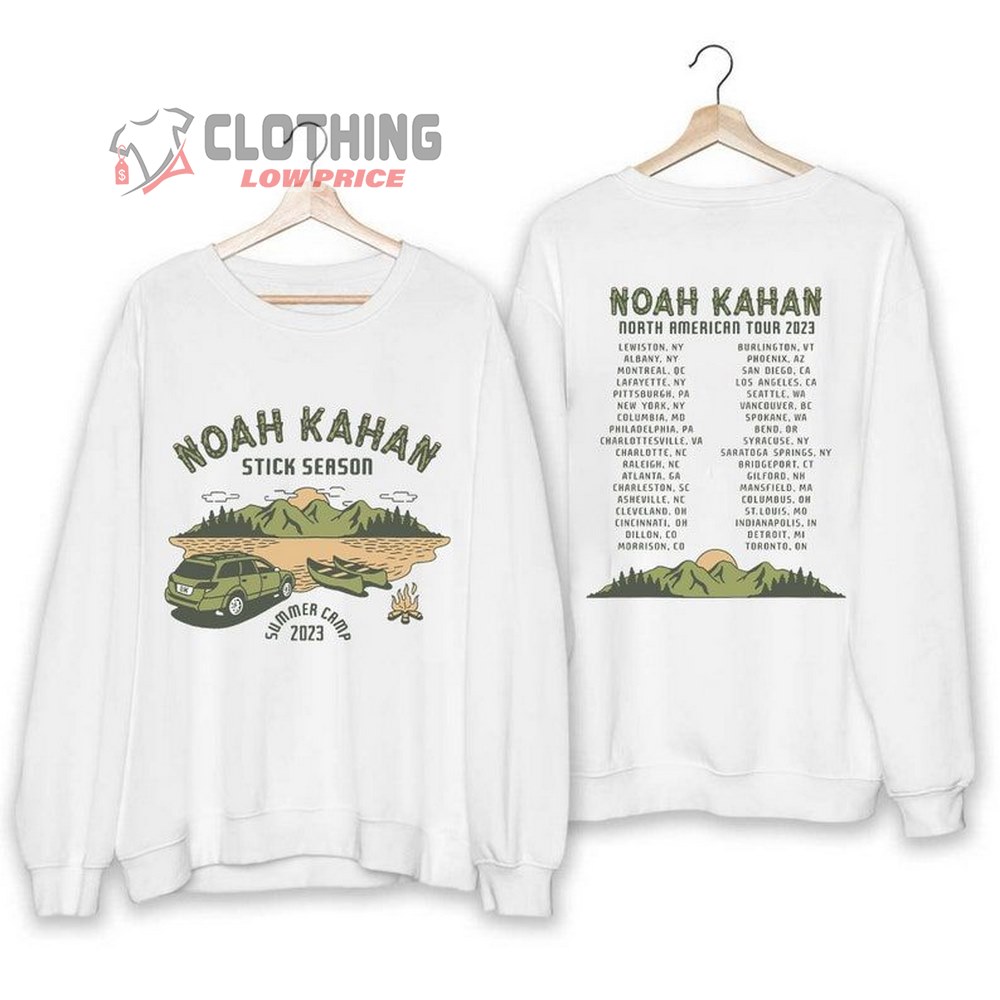 Noah Kahan Stick Season Tour Shirt, Noah Kahan Tour 2023 Merch, Stick Season Summer Camp 2023 Shirt