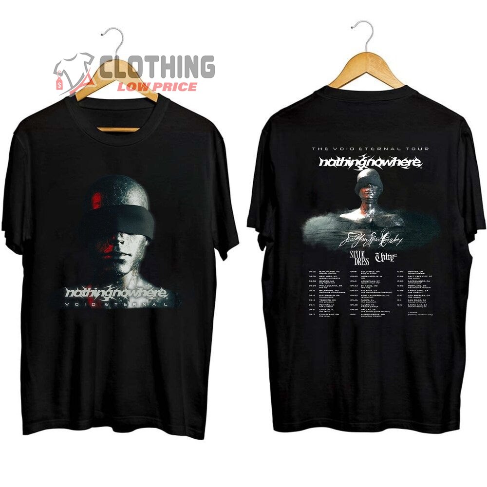 Nothing Nowhere The Void Eternal Tour 2023 Merch, The Void Eternal Tour 2023 Shirt, Rapper Nothing Nowhere Concert 2023 Setlist T-Shirt
