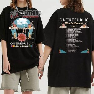 OneRepublic 2023 Europe Tour Dates Shirt OneRepublic Band Shirt Onerepublic 2023 Concert Merch1