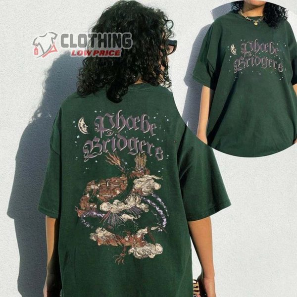 Phoebe Dragons Bridgers Unisex T-Shirt, Vintage Phoebe Sweatshirt, Phoebe Bridgers Reunion Tour Merch