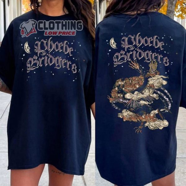 Phoebe Dragons Bridgers Unisex T-Shirt, Vintage Phoebe Sweatshirt, Phoebe Bridgers Reunion Tour Merch
