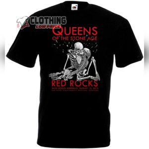 Queens Of The Stone Age Rock Band T-Shirt, The End Is Nero Tour 2023 Queens Of The Stone Age Merch