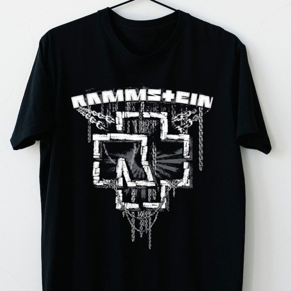 Rammstein Rock Music Logo Merch, Rammstein Stadium Tour Shirt, Vintage Rammstein World Tour 2023 T-Shirt