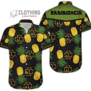 Rammstein Tour 2023 USA Pineapple Hawaiian Shirt 1