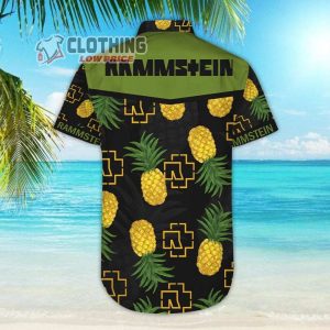 Rammstein Tour 2023 USA Pineapple Hawaiian Shirt 3