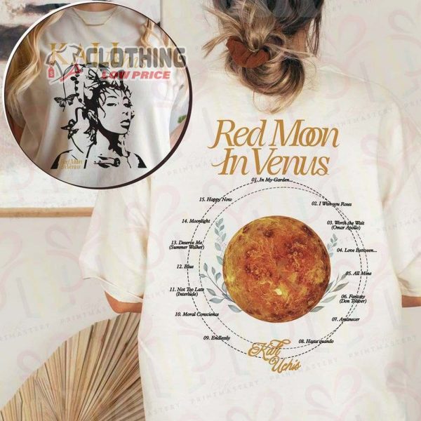 Red Moon In Venus Album Shirt, Kali Uchis New Album Shirt