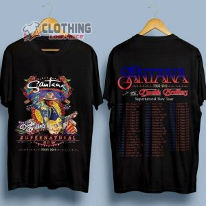 Santana Band Tour 2023 Merch Vintage Santana Shango 83 Tour 2023 T Shirt1