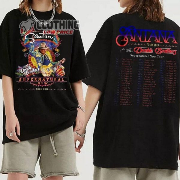 Santana Band Tour 2023 Merch, Vintage Santana Shango ’83 Tour 2023 T-Shirt