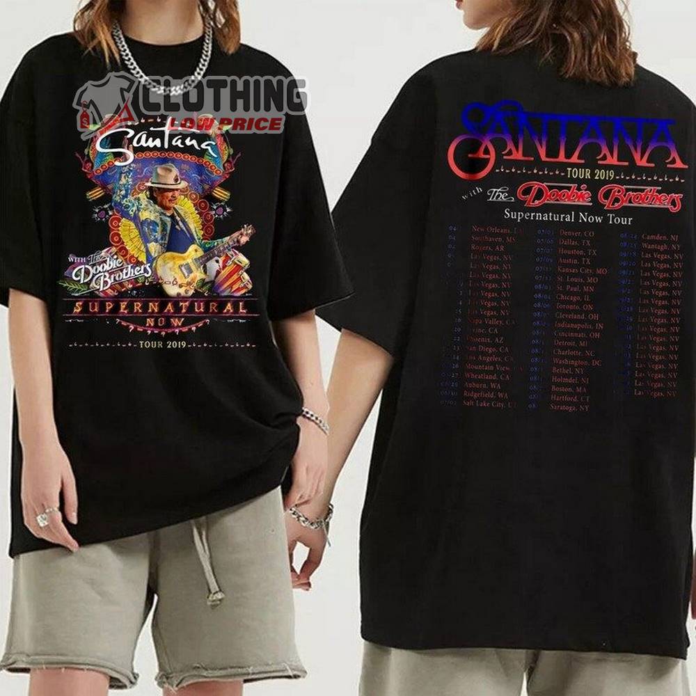 Santana Band Tour 2023 Merch, Vintage Santana Shango '83 Tour 2023 T-Shirt