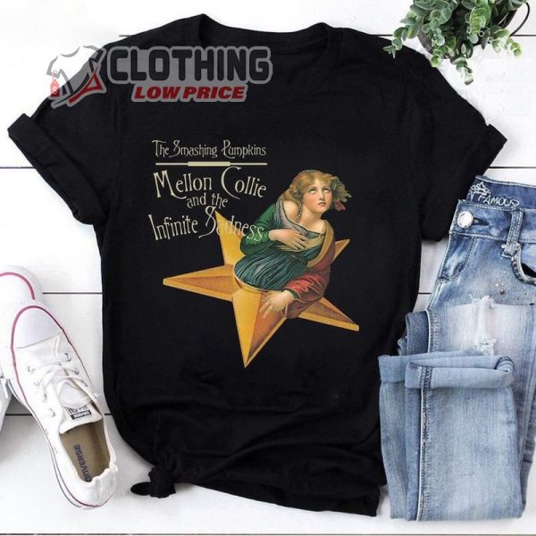 Smashing Pumpkins 2023 Tour T- Shirt, The Smashing Pumpkins Mellon Collie T- Shirt, Smashing Pumpkins Summer Tour Merch