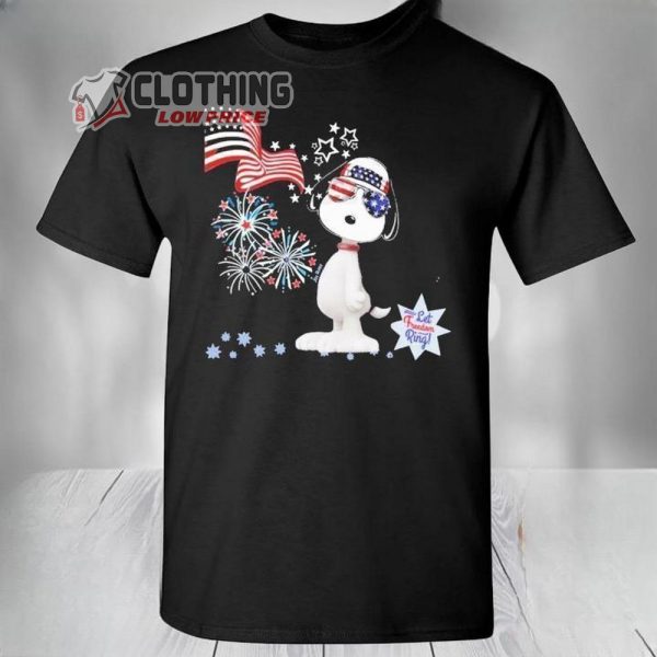 Snoopy 4th Of July Remembering On Memorial Day Shirt, Flag Of The United States Snoopy 4th July Shirt