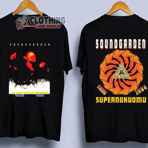 Soungarden Superunknown Tour 1994 Merch, Soundgarden Rock Band Shirt, Vintage Soungarden Superunknown Tour T-Shirt