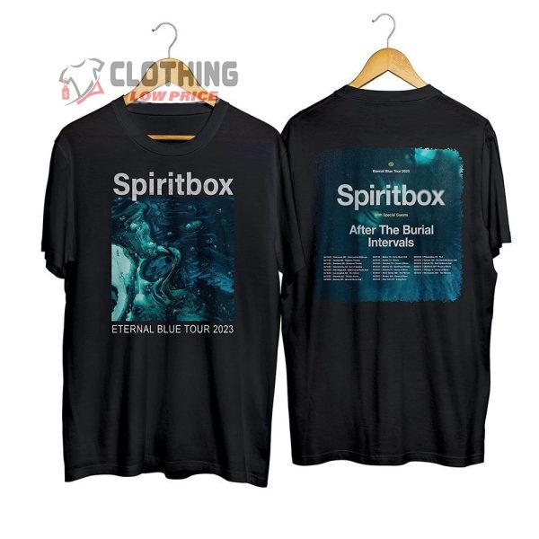 Spiritbox Eternal Blue Tour 2023 Merch, Spiritbox Tour 2023 With Special Guests After The Burial Intervals T-Shirt