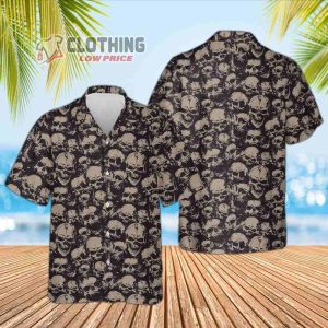 Summer Vacation Skull Gothic Hawaiian Shirt 1