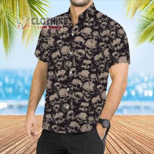 Summer Vacation Skull Gothic Hawaiian Shirt 2