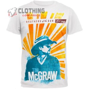 Tim Mcgraw Sun Rays 2012 Tour T- Shirt, Tim Mcgraw Tour Tickets Merch T- Shirt, Tim Mcgraw Tour Dates Merch
