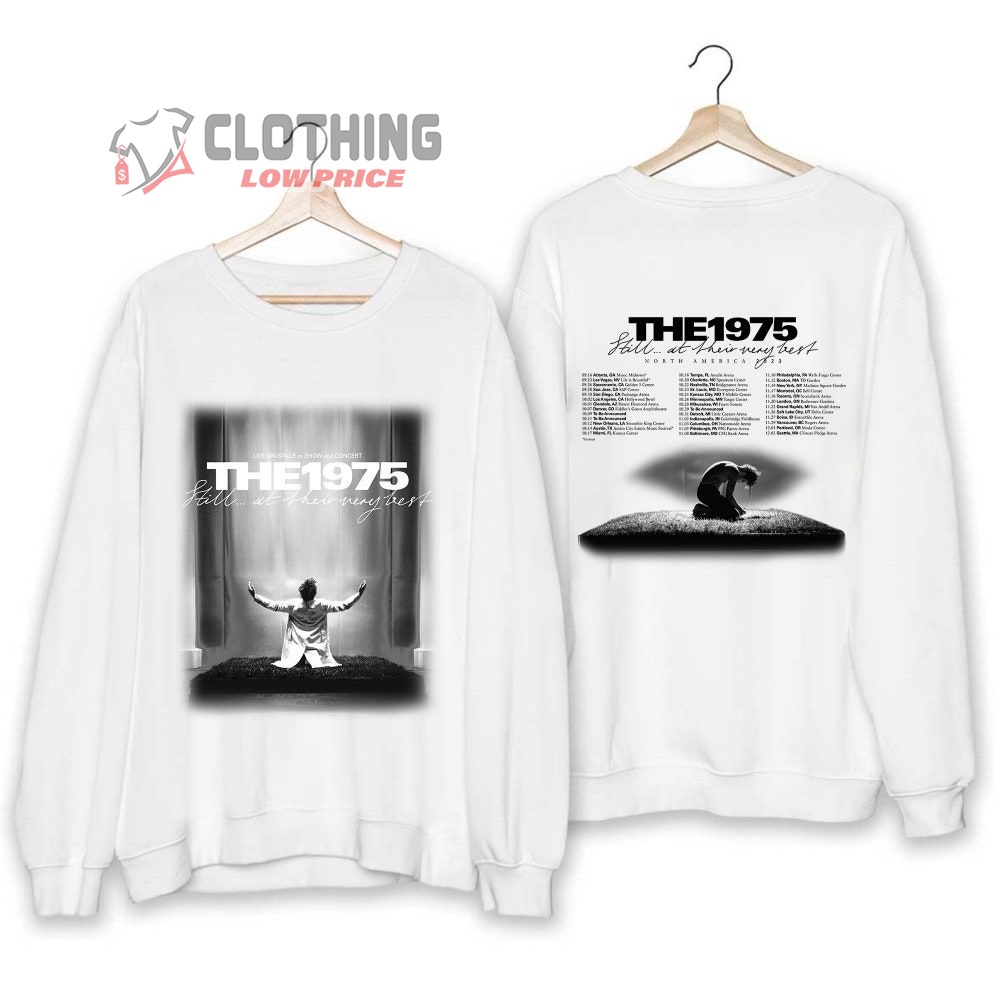 The 1975 Live On Stage In Show And Concert Merch, The 1975 At Their Very Best North America Tour 2023 T-Shirt