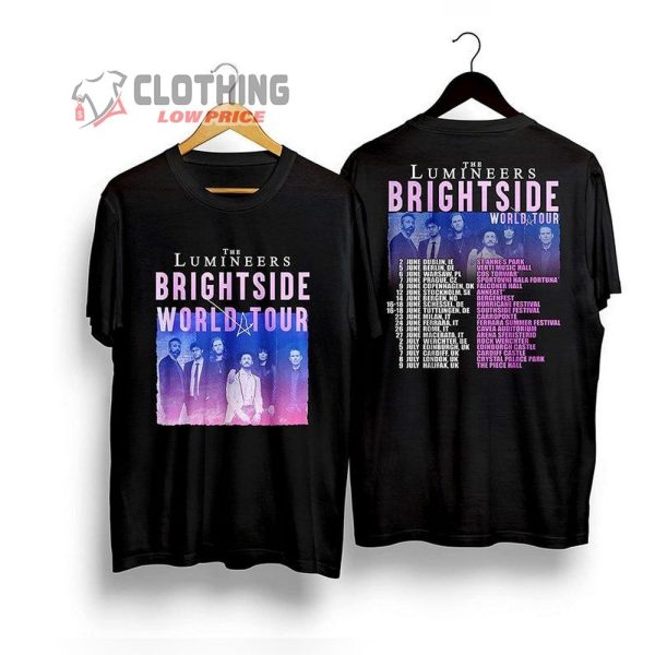 The Lumineers Brightside World Tour Shirt, The Lumineers 2023 Us Tour Shirt