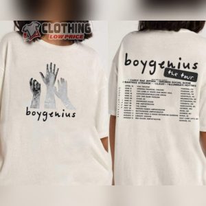 The Record Indie Rock Music Tour 2023 Phoebe Bridgers Tee Boygenius Merch Boygenius Band Shirt