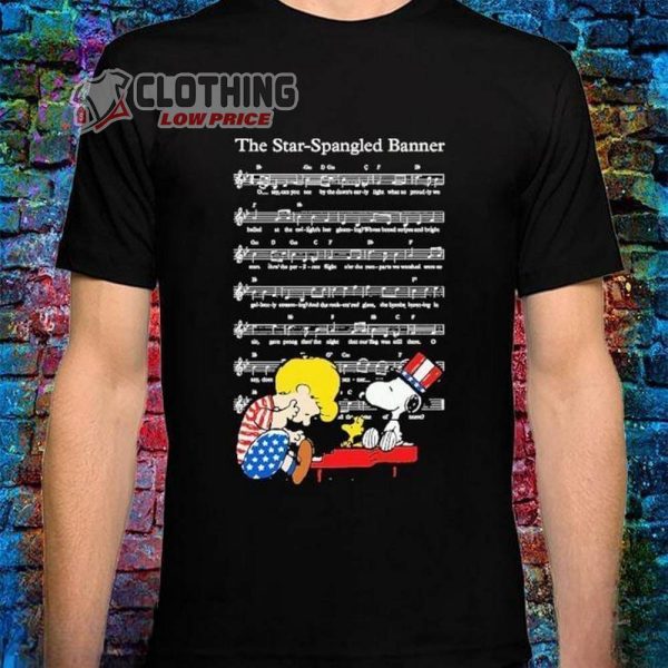 The Star-Spangled Banner Snoopy Independence Day 4th Of July Shirt, Snoopy Happy Independence Day Shirt