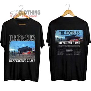 The Zombies Different Game Tour 2023 Merch The Zombies Different Game North American Tour Setlist Shirt The Zombies 2023 Concert T Shirt 1
