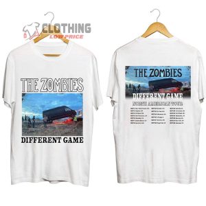 The Zombies Different Game Tour 2023 Merch The Zombies Different Game North American Tour Setlist Shirt The Zombies 2023 Concert T Shirt 2