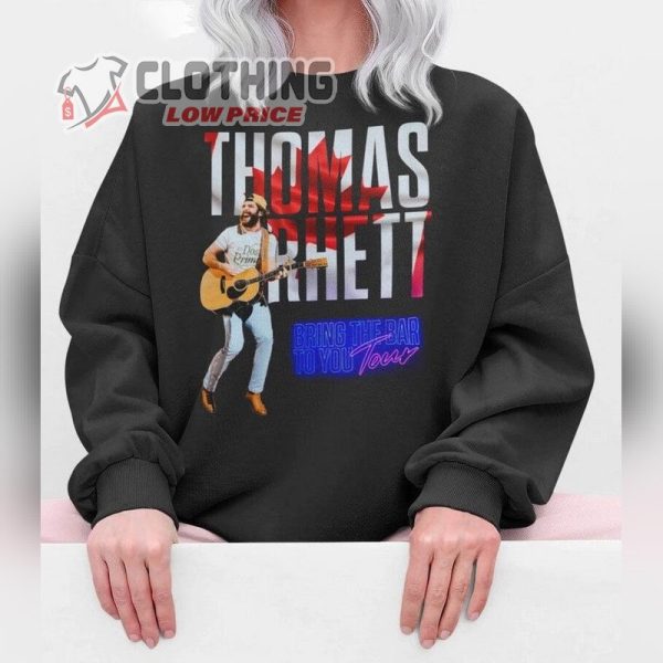 Thomas Rhett Bring The Bar To You Tour T-shirt, Trendy Thomas Rhett Country Sweatshirt, Rhett Of Home Team Tour 2023 Shirt