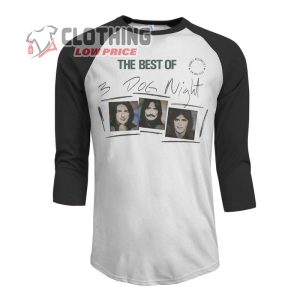 Three Dog Night Concerts 2023 Tickets T- Shirt, Three Dog Night Concerts 2023 Tour T- Shirt, Macwe Three Dog Night The Best Of 3 Dog Night Baseball T- Shirt