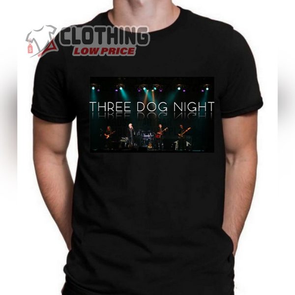 Three Dog Night Concerts 2023 Tour T- Shirt, Three Dog Night Concerts 2023 Dates T- Shirt, Three Dog Night Concerts 2023 Tickets Merch